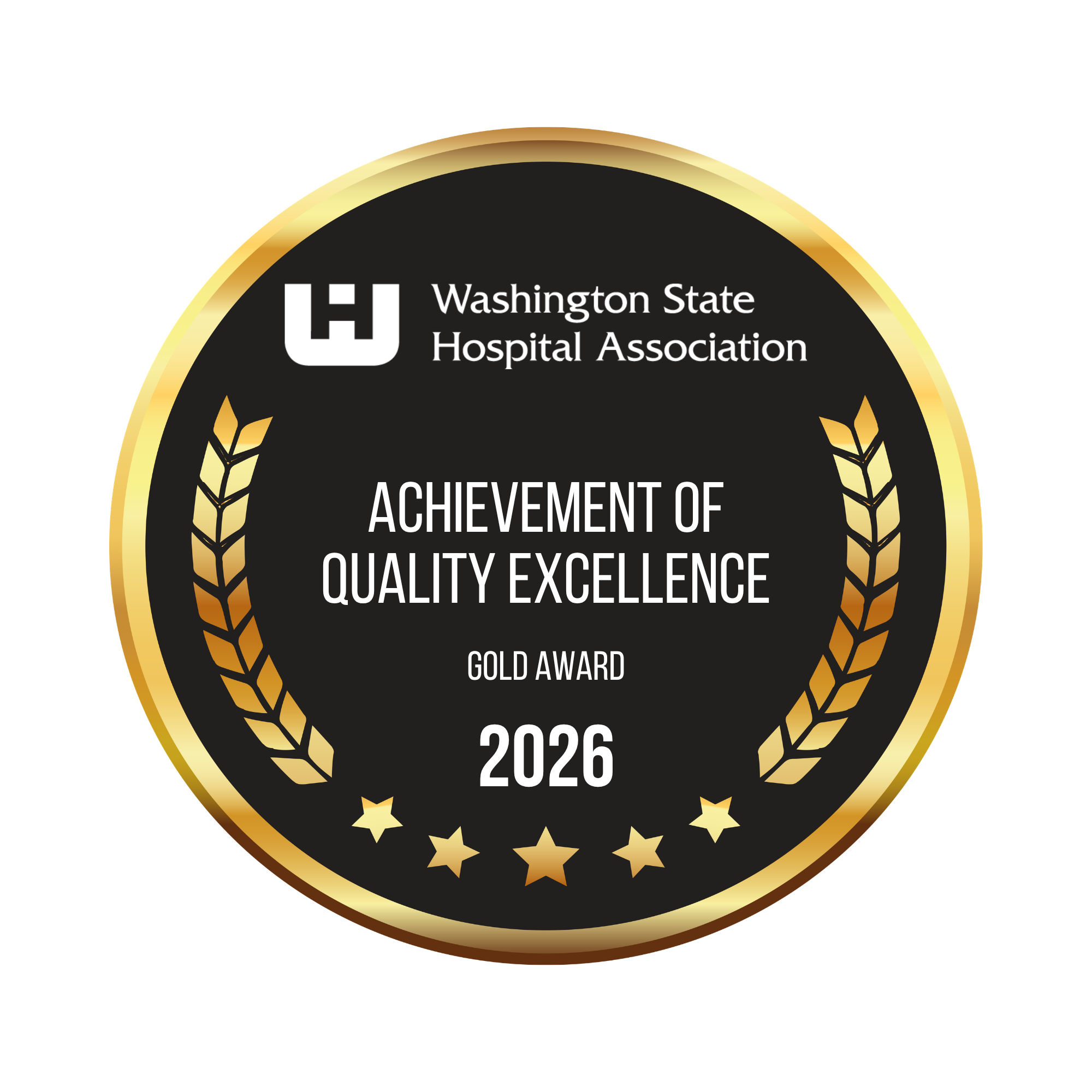 Lourdes Health receives Rural Hospital Achievement of Quality Excellence from Washington State Hospital Association.