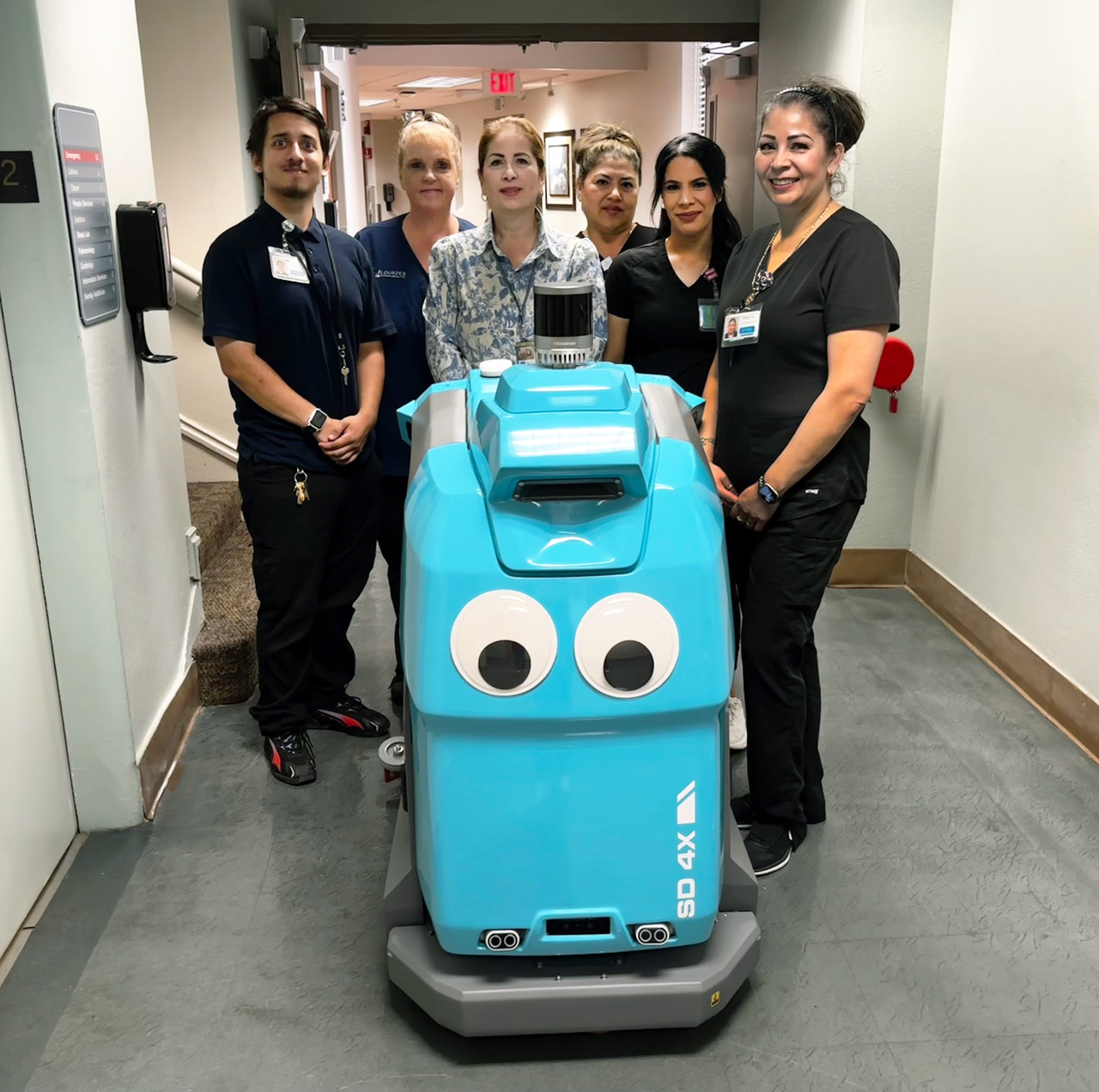 Lourdes Medical Center Introduces Autonomous Floor-Cleaning Robot