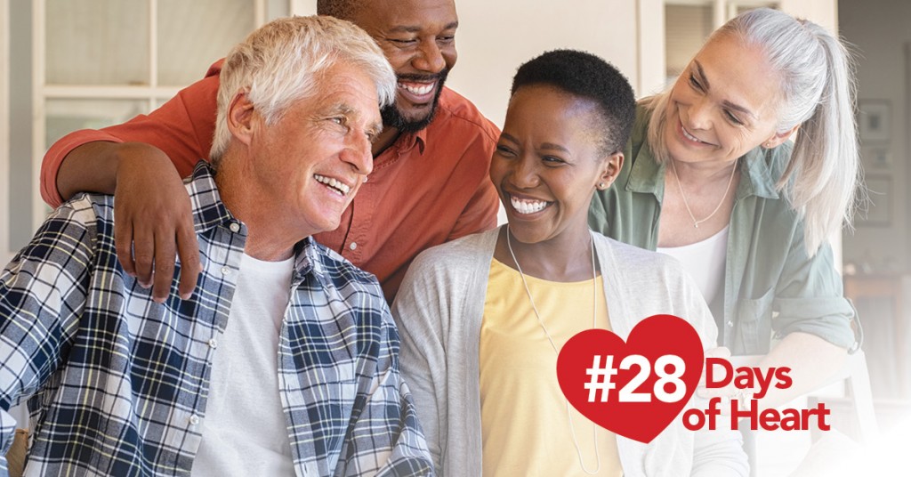28 Days of Heart: Happy group of people