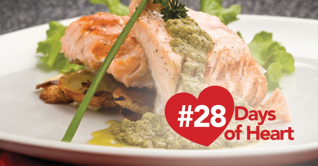 28 Days of Heart: Salmon dish