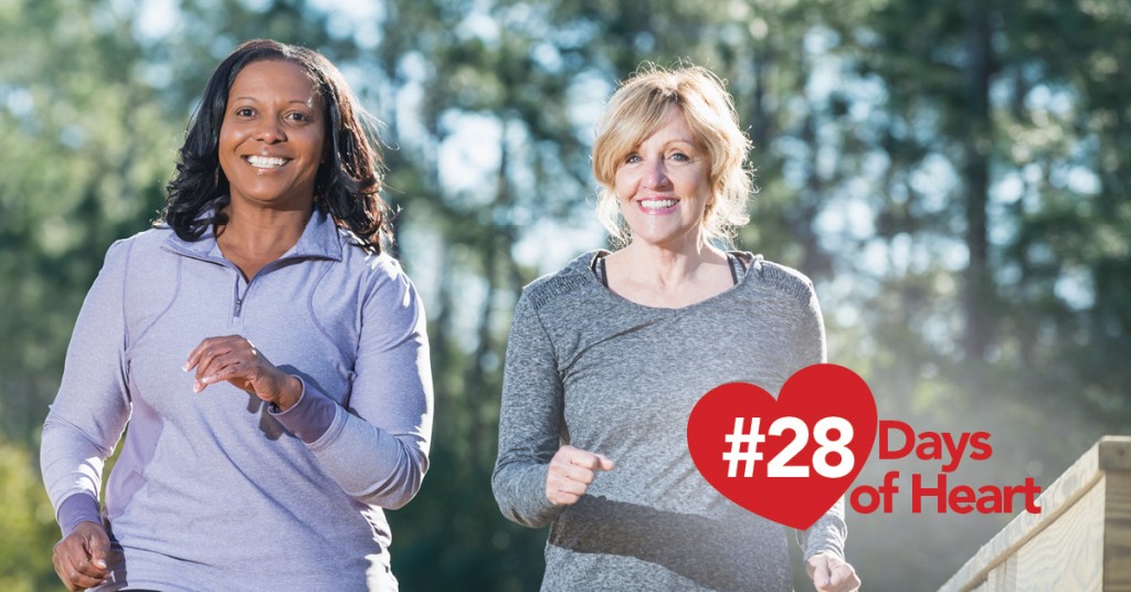 28 Days of Heart: Two women walking